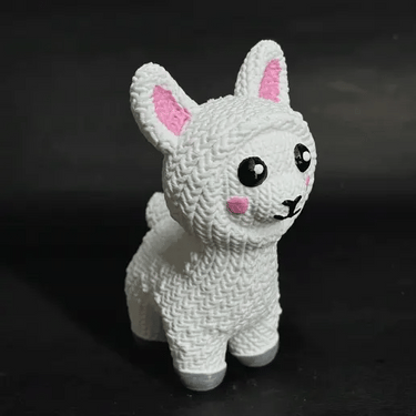 Crochet Llama 3D Toy